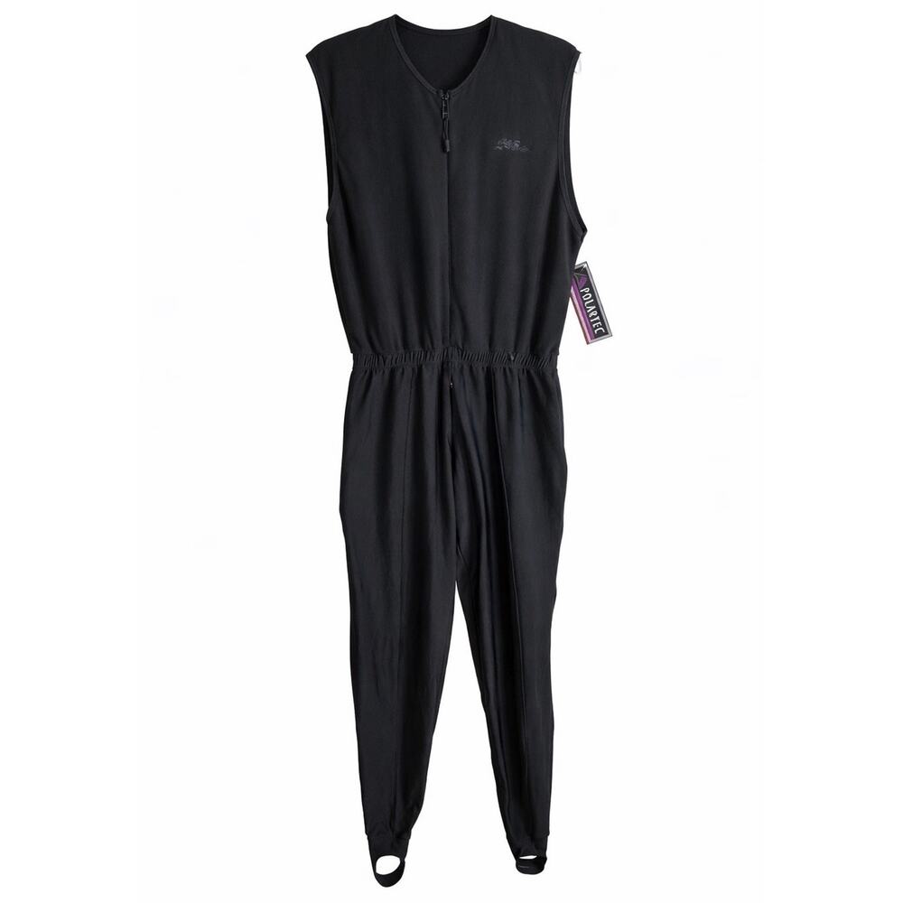 LL Bean Polartec One Piece Base Layer Suit Mens L Stirrup Thermal Ski USA NWT